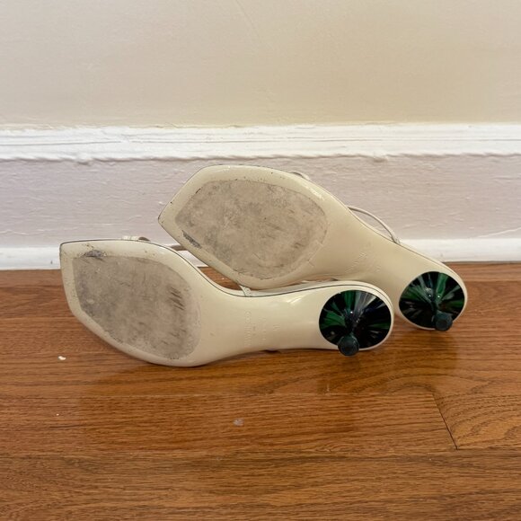 Jimmy Choo Etana Mule 50 Leather Sandal Women's Size 41 - Picture 7 of 8